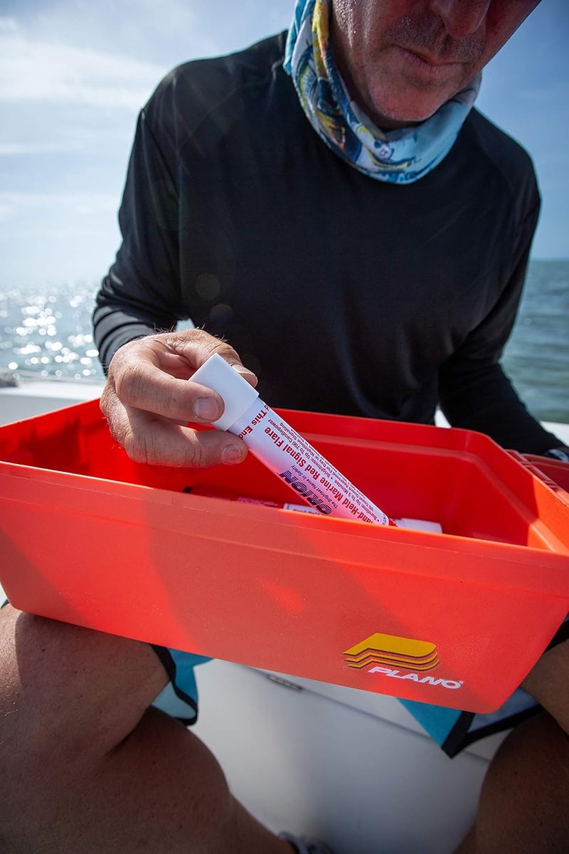 PLANO Shallow Dry Storage Box (Orange), small (141250) (Pack of 4) - Image 5